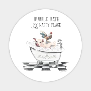 Farm Animals Bath B Magnet